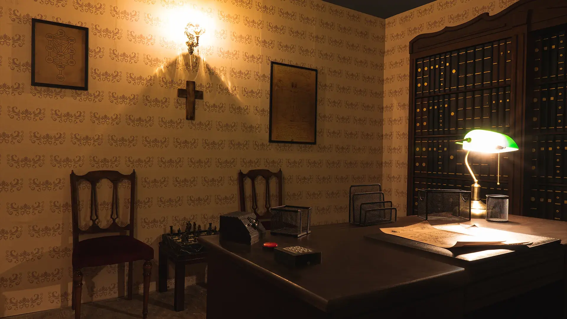 Escape room challenge at Game Over Escape Rooms